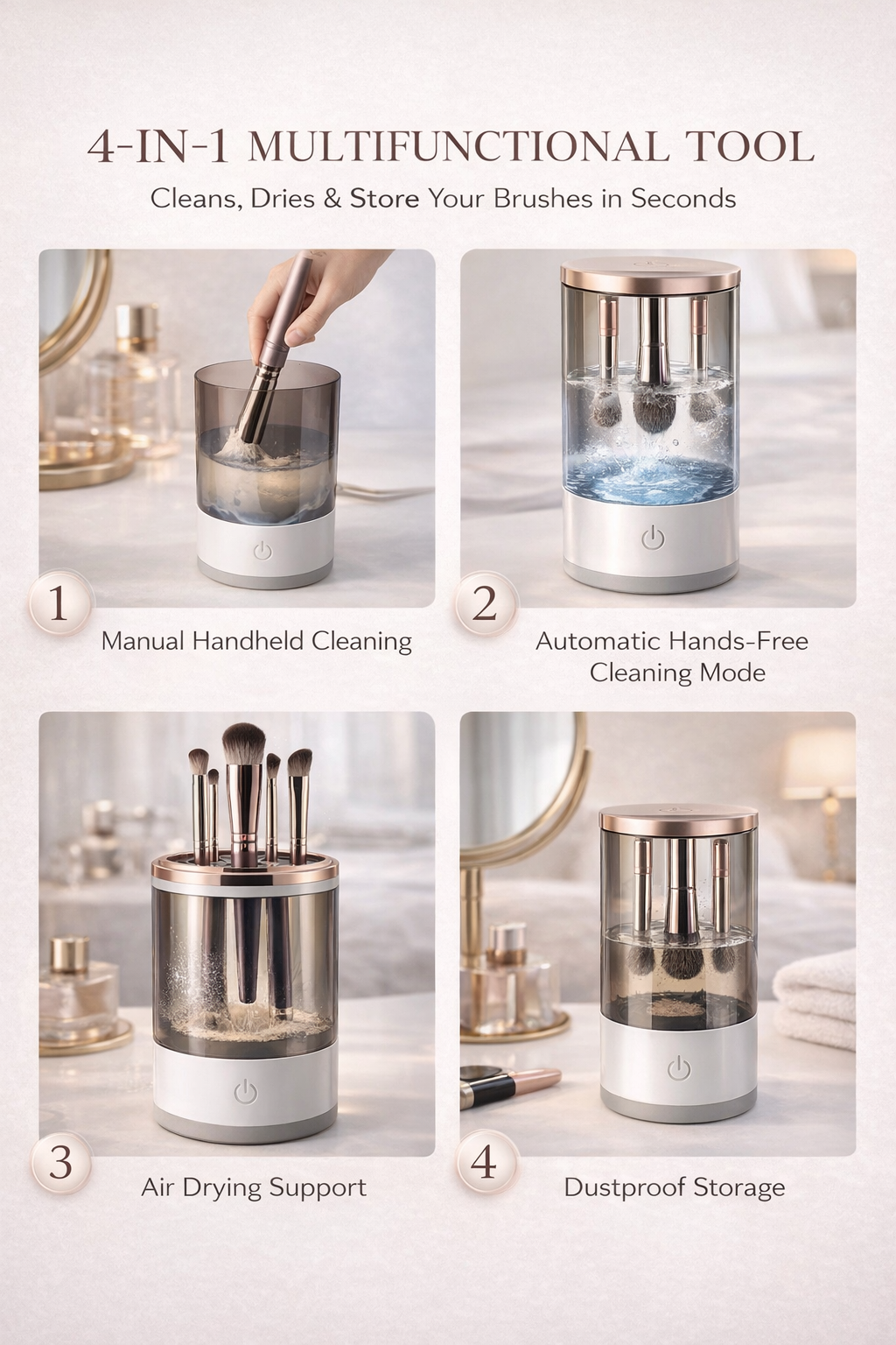 Electric Makeup Brush Cleaner & Dryer